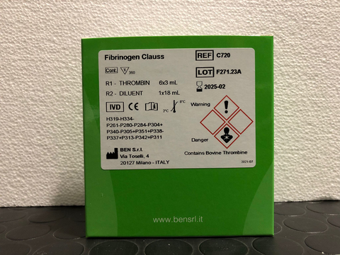 BEN Fibrinogen Clauss gerçek ürün kutusu